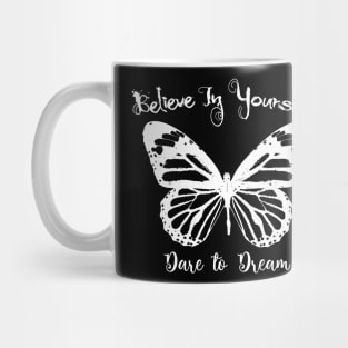 Believe in yourself in Light Font Mug